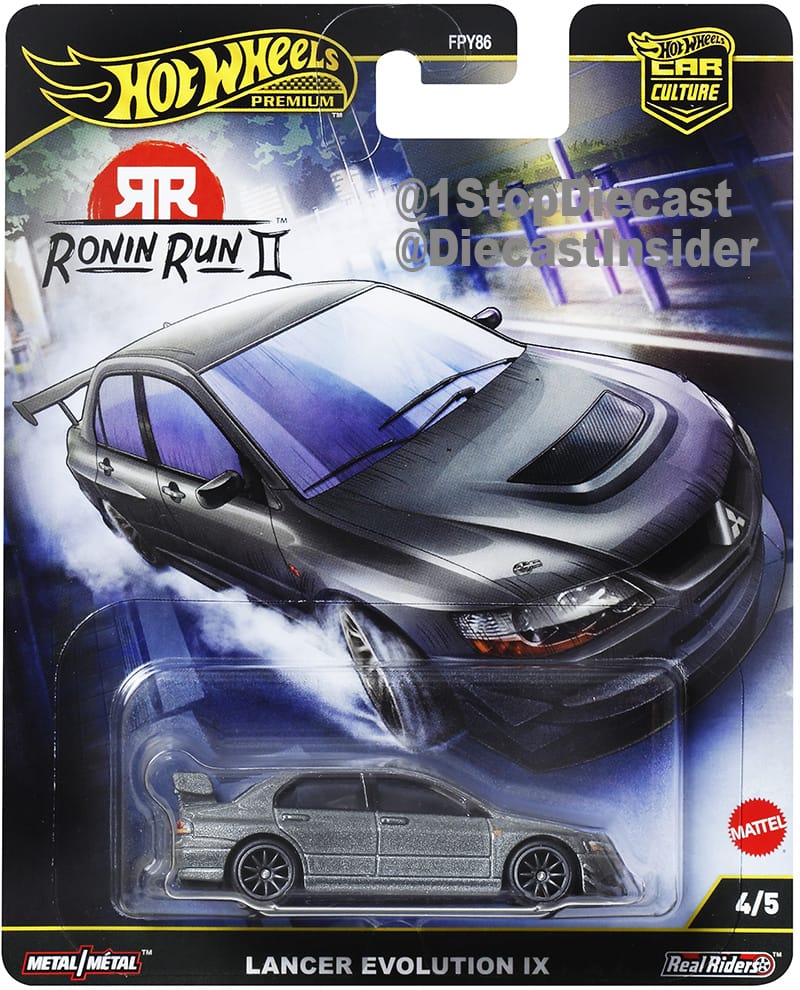 Hot Wheels Ronin Run II Lancer Evolution IX
